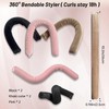 6Pcs Heatless Curlers,Heatless Blowout Rods