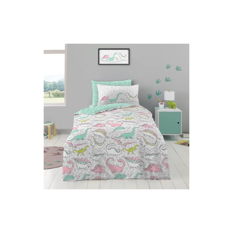 GC GAVENO CAVAILIA Dinosaur Duvet Cover Set - Soft Polycotton