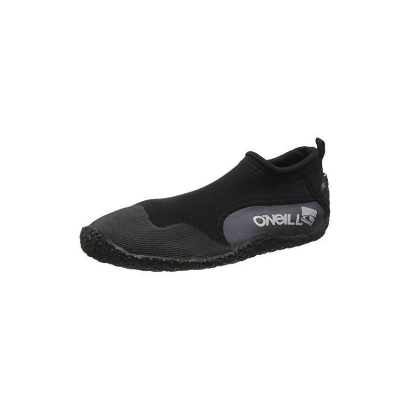 O'Neill Wetsuits Youth Reactor Reef Boot - Black/Coal, Size XS