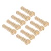 30PCS Battery Connector Plug Brass Gold Plated High Hardness RC