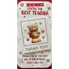 Teacher Thank You Card The Best Teacher