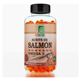 All Nature Omega 3 Aceite De Salmon Noruego 90 Capsulas Sabor Sin Sabor