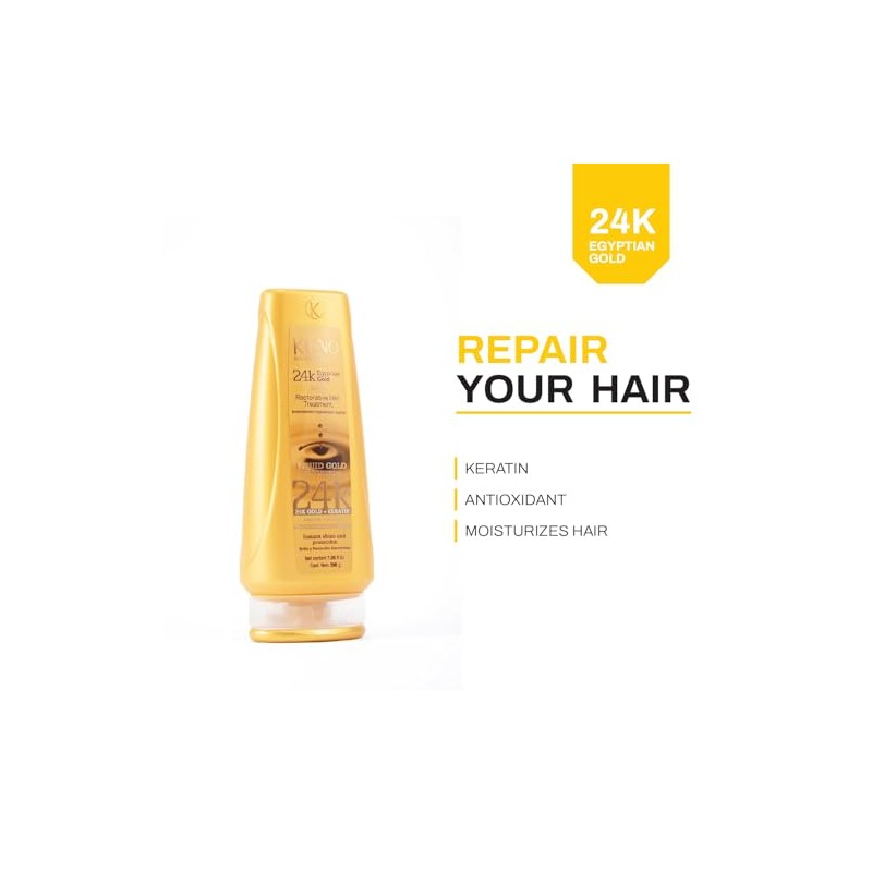 Tratamiento Regenerador Capilar Oro Egipcio 24K