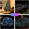 LED Rope Lights 40Ft 100 LEDs Solar Powered String Lights