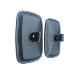 2 x rear view mirrors 232 x 145 diameter 15-18 universal truck tractor excavator