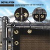 TANG Sunshades Depot Brown 4'x22' 260 GSM Privacy Fence Screen