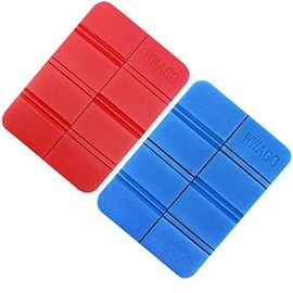 Thermal Seat Cushion Outdoor Foldable Seat Mat Seat Pad Outdoor Insulated Seat Cushion with Bag Foldable & Washable for Garden Stadium Hunting Hiking Camping Picnic Hiking Seat Cushion - Pack of 2