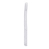 Spiral Binding Coils Durable Plastic Spines for Stationery Work (Transparent)