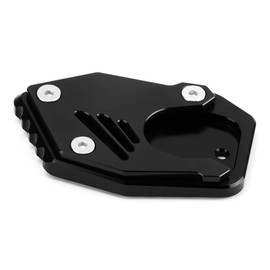 Modeer For CB125R CB300R CB400X CB500X CB500F CB650R CBR300R CBR500R CBR650R Motorcycle Kickstand Extension Plate Foot Side Stand Magnification Pad CBR CB 125R 300R 400X 500F 500R (Black)