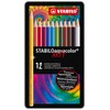 Aquarellable Colouring Pencil - STABILOaquacolor - ARTY - Tin of
