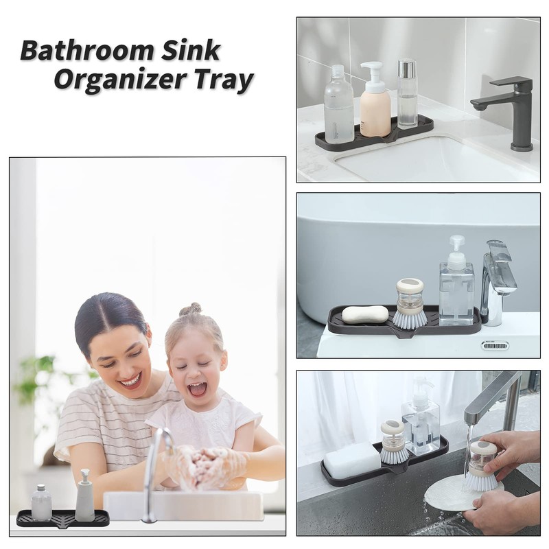 MicoYang Silicone Bathroom Soap Dishes with Drain Spout-Bathroom and Kitchen
