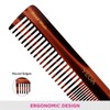 Vega Tortoise Shell Graduated Dressing Comb, Brown