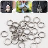 IDNVFY Pack of 100 mini rings, key chain rings, small