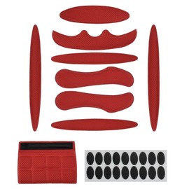 1 Set Cycle Helmet Pads, Helmet Padding Kit, Universal Foam Pads for Motorcycle Bike Cycling Helmet (Red)