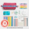 ZIPIT Lenny Pencil Case for Girls | Large Capacity Pencil