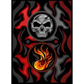 MTG All 26 Color Combination Guilds (Rakdos-Black/Red) - 100ct Matte TCG Card Art Sleeves by Ai Armor