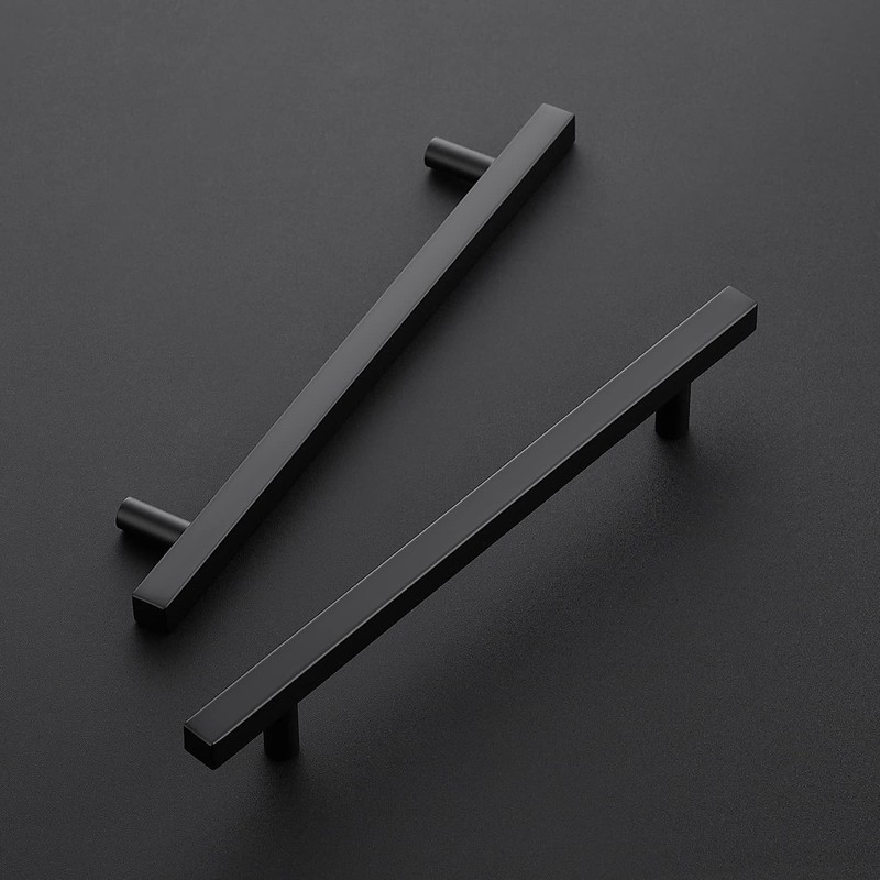 Ravinte Black Cabinet Handles 30 Pack 6-3/10 inch Matte Black