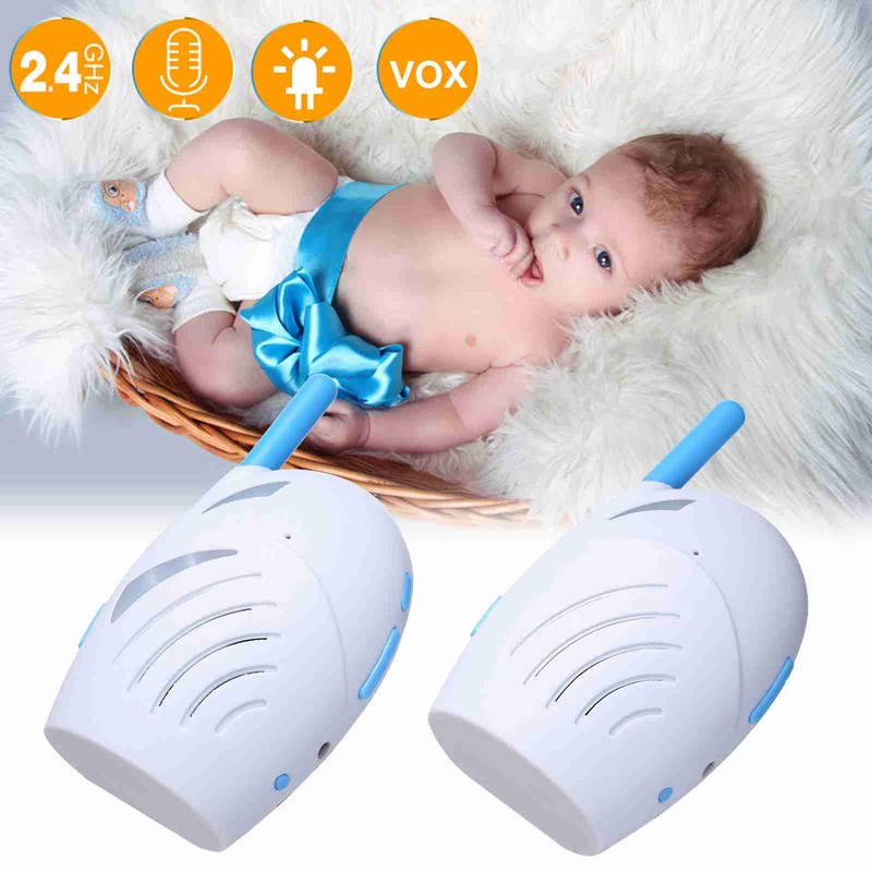 Baby Detectophone 2.4GHz Wireless 2 Way Intercom Crying Sound Alarm