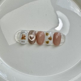Dara Beauty 2024 June Art of the MonthBear Nail❣ - Not Selected / 다라뷰티 2024 6월 이달의아트곰돌이네일❣ - 선택안함
