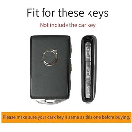 ontto Key Case Replacement Fits Volvo S60 S90 XC40 XC60 XC90 V60 V90 T5 T6 T8 Polestar 1 Polestar 2 Car Key Case Resin Key Case Protective Key Case Key Fob 4 Buttons Black