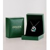 DOLIOX Real Turquoise Necklace for Mother 925 Sterling Silver Heart