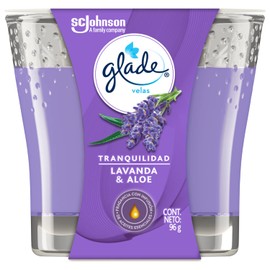 Glade® Velas Tranquilidad Lavanda & Aloe 96 g