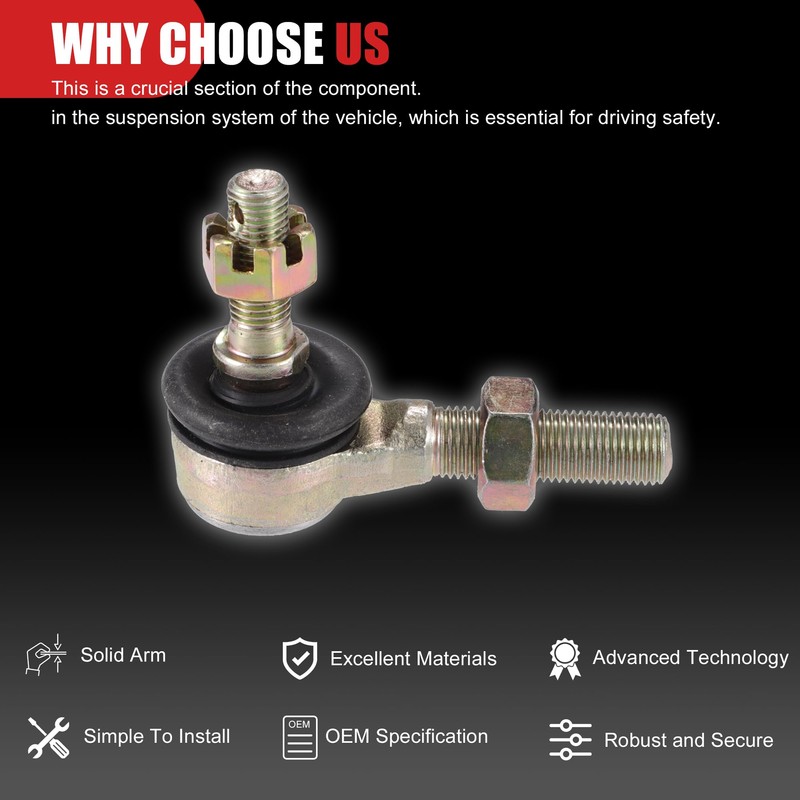 ACROPIX M12x1.25 Left Right Ball Joint Kit Fit for 110cc