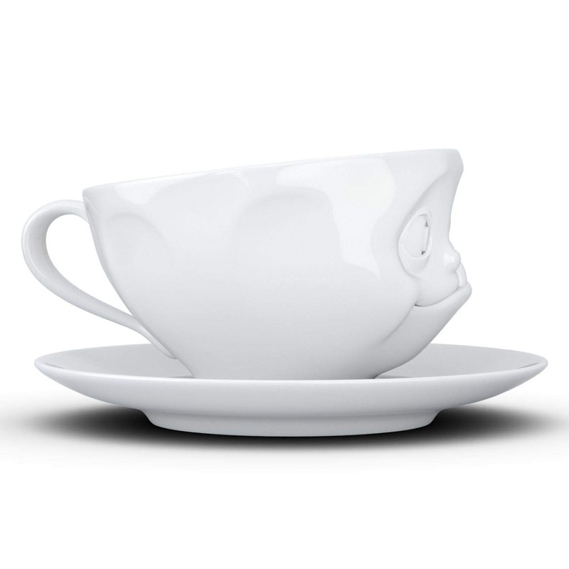 FIFTYEIGHT PRODUCTS / Tassen / Kaffeetasse „Lecker“ (Porzellan, 200 ml,