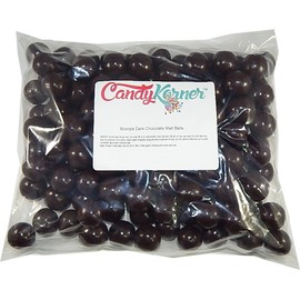 Sconza Giant Malt Balls | Dark Chocolate Covered Malt Balls 2 Pound ( 32 OZ )