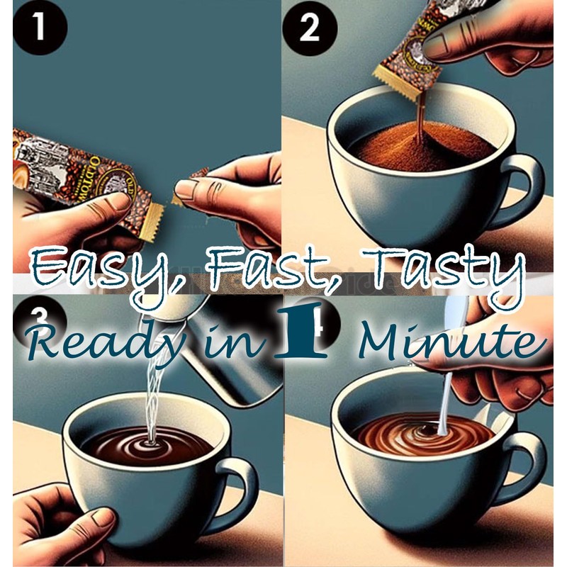 5-Pack OLDTOWN White Coffee 3 in 1 Asian Instant Coffee