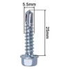 SKIR'CO (Pack of 150) DIN 7504K Galvanised Steel 5.5 x