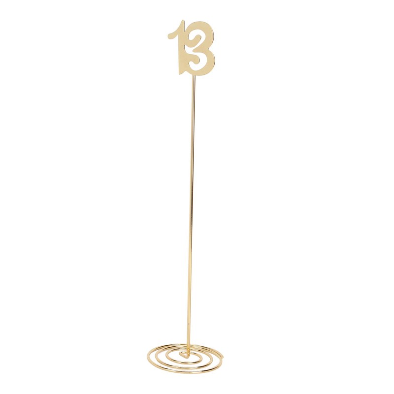 6pcs Metal Wedding Table Numbers Rust Prevention Thickened Tall Table