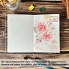 tumuarta Watercolour Paper Sketchbook with Deckle Edge, Vintage Leather Cover,