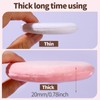 Teenitor 2Pcs Pink Powder Puff, 4.13Inch Powder Puff Body Powder