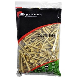 Orlimar 2 3/4-Inch Golf Tees - 250-Pack (Natural)