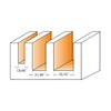 CMT 811.001.11 3-Piece Plywood Groove Set in Carrying Case, 1/4-Shank