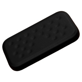 DEVENTORZ Mouse Wrist Rest Memory Foam Wrist Rest Breathable Soft Soft Material No Irritation for Skin Ergonomic Anti-Slip Mini Comfortable for Office Gaming Laptop PC (Black/Length 15cm)