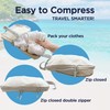 AMHARBOR Set of 6 Compression Packing Cubes for Travel -