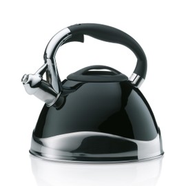 Kela Varus Kettle with Whistle, Suitable for Induction Cookers 3.0L Stainless Steel