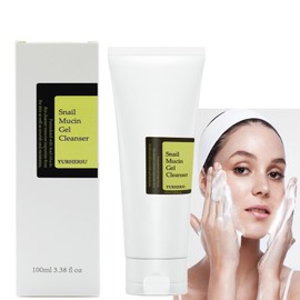 Snail Mucin Facial Wash Cream, Moisturising Facial Cleansing, Cleanser Face Acne Foam Wash Mild Daily Facial Cleanser for Deep Pore Cleansing, Improve Uneven Skin & Pale Skin