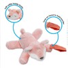Carter's Fawn Plush Rattle with Loop Teether for Infants and