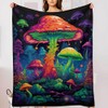 YucZiken Mushroom Throw Blanket for Men Women Adults Kids, Soft