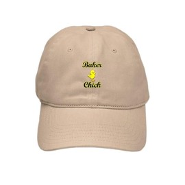 CafePress Baker Chick Cap Unique Adjustable Baseball Hat Khaki