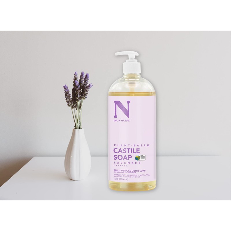 Dr. Natural 32oz Castile Soap (Lavender, 32oz)