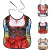 A217 Bikini Cover-up: Funny Adult Bib Style Party Spoof Prop Free Size/Shell Bikini 10ea