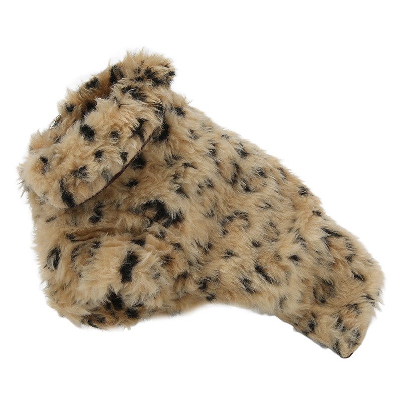 Pet Leopard Print Cloak Cute Retro Stylish Puppy Plush Jacket