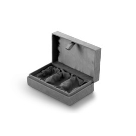 Forever URNS Mini Cremation Funeral Urn with Printed Running Horse Theme for Human Ashes of Female & Male | 3 cu in | Set of 3 | Small | Grey | Completely Handcrafted with Velvet Protection Box