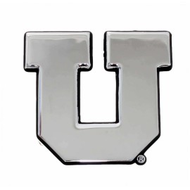 University of Utah Chrome Metal Auto Emblem