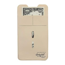 Reuseable Dropit Safe Re-usable Envelope for Safe Depositing of Currency and Money | Organize Coupon, Currency and Other Documents| Use in Place of Paper envelopes (Tan, 10)