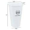 Zerdyne 6 Pack Flower Buckets for Cut Flowers, 12 Inch